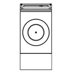 image of Southbend P18N-F 18" Gas Heavy Duty Range w/ (1) French Top, Modular Base, 35.000 BTU