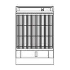 image of Southbend P24N-CC 24" Gas Heavy Duty Range w/ 24"Full Charbroiler, Modular Base, 64.000 BTU