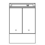 image of Southbend P24N-HH 24" Gas Heavy Duty Range w/ Hot Top , Modular Base, 64.000 BTU