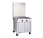 image of Southbend P32A-HH 32" Gas Heavy Duty Range w/ (2) Hot Tops, (1) Convection Oven, 125.000 BTU