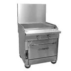 image of Southbend P32C-CC 32" Gas Heavy Duty Range w/ 32" Full Charbroiler, (1) Cabinet Base, 80.000 BTU