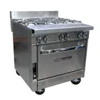 image of Southbend P32D-BBB 32" Gas Heavy Duty Range w/ (6) Open Burners, (1) Standard Oven, 255.000 BTU