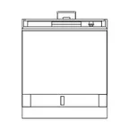 image of Southbend P32N-GG 32" Gas Heavy Duty Range w/ 32" Full Griddle Left, Modular Base, 80.000 BTU