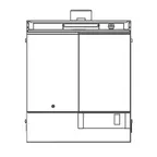 image of Southbend P32N-HG 32" Gas Heavy Duty Range w/ (1) Hot Top, 16" Griddle Right, Modular Base, 80.000 BTU