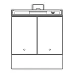 image of Southbend P32N-HH 32" Gas Heavy Duty Range w/ (2) Hot Tops, Modular Base, 80.000 BTU
