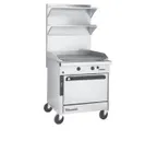 image of Southbend P36C-TTT 36" Gas Heavy Duty Range, 36" Full Griddle w/ Thermostatic Controls, (1) Cabinet Base, 96.000 BTU 