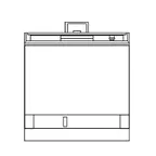image of Southbend P36N-GGG 36" Gas Heavy Duty Range w/ 36" Full Griddle, Modular Base, 96.000 BTU