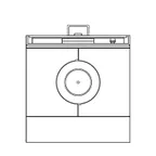 image of Southbend P36N-GRAD 36" Gas Heavy Duty Range w/ (1) Graduated Hot Top, Modular Base, 62.000 BTU