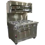 image of Southbend P48D-BBBB 48" Gas Heavy Duty Range w/ (8) Open Burners, (1) Standard Oven, (1) Cabinet Base, 325.000 BTU