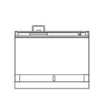 image of Southbend P48N-TTTT 48" Gas Heavy Duty Range, 48" Full Griddle w/ Thermostatic Controls, Modular Base, 128.000 BTU