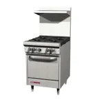 image of Southbend S24C 24" Gas Restaurant Range w/ (4) Open Burners, (1) Cabinet Base, 112.000 BTU