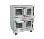 image of Southbend TVES/20SC Full-Size Electric Convection Oven w/ Thermostatic Controls, Double Decks
