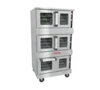 image of Southbend TVGS/32SC Triple Deck Full Size Gas Convection Oven with Thermostatic Controls