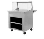 image of Delfield SC-74-NU 74" Shelleysteel™ Solid Top Serving Counter w/ Enclosed Base