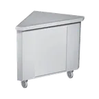 image of Delfield SC-TRI 40" Shelleysteel™ Triangle Serving Counter w/ Enclosed Base