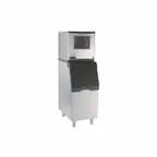 image of Scotsman FS0822AX-1/B322S Air Cooled Flake 800 lb Ice Machine with Bin, 370 lb Storage