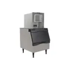 image of Scotsman MC0322MAX-1/B330P/KBT27 Air Cooled Full Cube 356 lb Ice Machine with Bin, 344 lb Storage