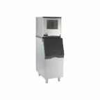 image of Scotsman NS0422AX-1/B322S Air Cooled Nugget 420 lb Ice Machine with Bin, 370 lb Storage