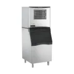 image of Scotsman NS0422AX-1/B530S/KBT27 Air Cooled Nugget 420 lb Ice Machine with Bin, 536 lb Stainless
