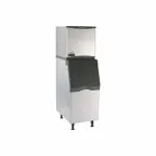 image of Scotsman NS0422WX-1/B322S Water Cooled Nugget 455 lb Ice Machine with Bin, 370 lb Storage