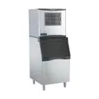image of Scotsman NS0622AX-1/B530S/KBT27 Air Cooled Nugget 643 lb Ice Machine with Bin, 536 lb Stainless