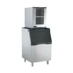 image of Scotsman NS0922A-32/B530S/KBT27 Air Cooled Nugget 956 lb Ice Machine with Bin, 536 lb Stainless