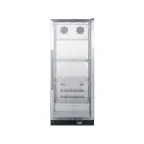 image of Summit SCR1156 Beverage Merchandiser with Glass Door, Black Exterior, 11 cu.ft.