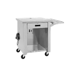 image of Delfield SCS-30 Shelleysteel Cashier Counter, 30" Deep, Stainless Steel Top, Locking Cash Drawer, 36" Height