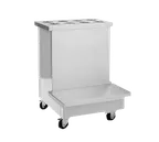 image of Delfield SCTS-28 Shelleysteel™ Mobile Stainless Steel Tray Stand, 28" Deep