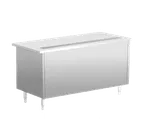 image of Delfield SCU-74-NU 74" Shelleysteel™  Mobile Beverage Serving Counter w/ Enclosed Base