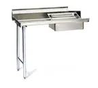 image of Eagle Group SDTL-30-16/4 30" Straight Soiled Dishtable w/ Left Table, Pre-Rinse Sink, 8" Backsplash