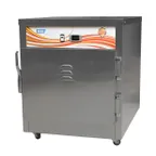 image of SecoSelect M11UA4UC 1-Section Solid Door Heated Holding Cabinet, 34"H, Stainless Steel, 8 12"x20" & 4 18"x26" Trays, 750W, 120V