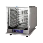 image of SecoSelect VCHI-30-RFM Half Size 1-Door Solid Heated Holding Cabinet, Insulated, Aluminum, 30-3/8"H, 7 Trays