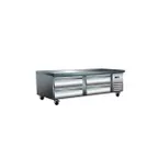 image of Serv-Ware CB72-HC 74" 4 Drawers Refrigerated Equipment Stand/Chef Base, 11 cu. ft.