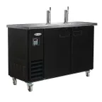 image of Serv-Ware DD49-2-HC 49" 2 Columns Draft Beer Cooler, 10.45 cu. ft.