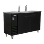 image of Serv-Ware DD61-2-HC 61" 2 Columns Draft Beer Cooler, 14.16 cu. ft.