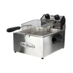 image of Serv-Ware EF-06L Full Pot Countertop Electric Fryer w/ 13.20-Lb. Capacity, 1 Basket