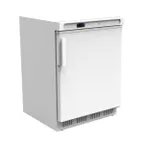 image of Serv-Ware ER5-HC 48" 1-Door Undercounter Refrigerator, White Exterior, 5 cu. ft., Front Breathing