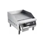 image of Serv-Ware ETG-16 16" Countertop Electric Thermostatic Griddle, 16” x 15.5” Surface, 120V