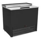 image of Serv-Ware GFR36 36" Black Glass Froster, 4.50 cu. ft.