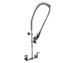 image of Serv-Ware PRW8-CWP-E 8" OC Economy Pre-Rinse Faucet Assembly - Splash/Wall Mount