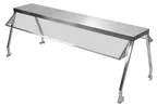 image of Serv-Ware SG5-2 Double-Sided Sneeze Guard, 72-3/10"W x 10-3/5"D x 20"H