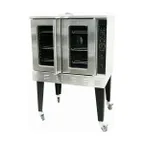 image of Serv-Ware SGCO-1 Single Deck Full Size Gas Convection Oven w/ Standard Depth, 54.000 BTU