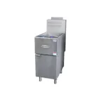 image of Serv-Ware SGF-40L 15" Floor Model LP Gas Full Pot Fryer, 40 lbs, 90.000 BTU