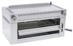 image of Serv-Ware SGSB-36 36" Gas Infrared Salamander Broiler w/ (6) Burners, 48.000 BTU