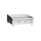 image of Serv-Ware SMGS-36 36" Countertop Manual Gas Griddle, 3/4" Steel Plate, 60.000 BTU