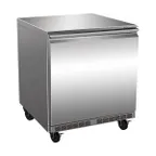 image of Serv-Ware UCR-26-HC 27" 1-Door Undercounter Refrigerator, 6.5 cu. ft., Stainless Steel, Front Breathing