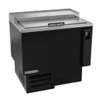 image of Beverage Air SF34HC-B 34" Shallow Well Bottle Cooler, 6.7 cu. ft., Bottom Mount