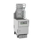 image of Pitco SFSGLVRF 21" Full Pot Floor Model Gas Fryer w/ 76-lb Capacity, Built-In Filter, Basket Lift