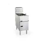 image of Pitco SG14R-S Full Pot Floor Model Gas Fryer w/ 50-lb Capacity, Millivolt Control, 122,000 BTU